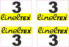 16 Aufkleber Startzahlen Lineltex NR . 3