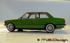 BMW 318i (E21), 1975, green mit  Echtalufelgen   1:18