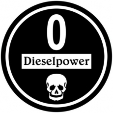 Feiner Staub Plakette Schwarze  Plakette Dieselpower 0 Sticker, JDM, Aufkleber