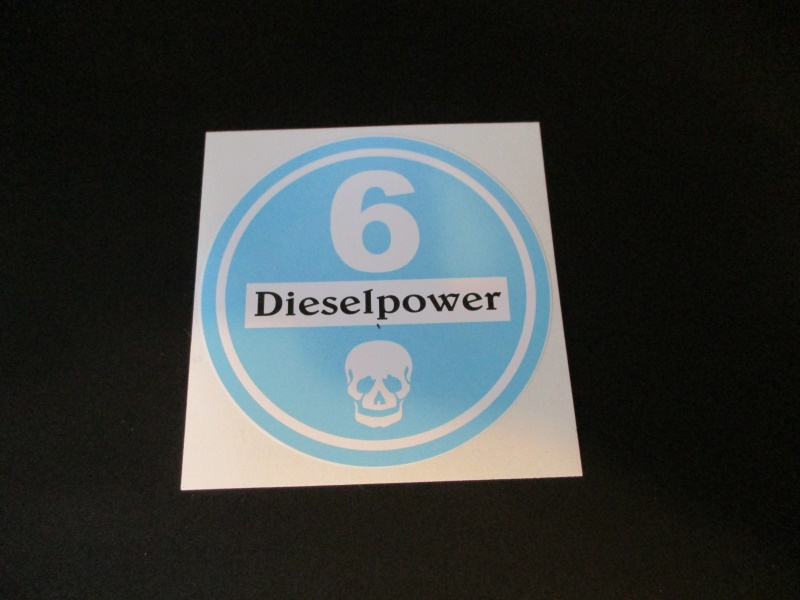 Feiner Staub Plakette Blaue Plakette Dieselpower 6 Sticker, JDM, Aufkleber