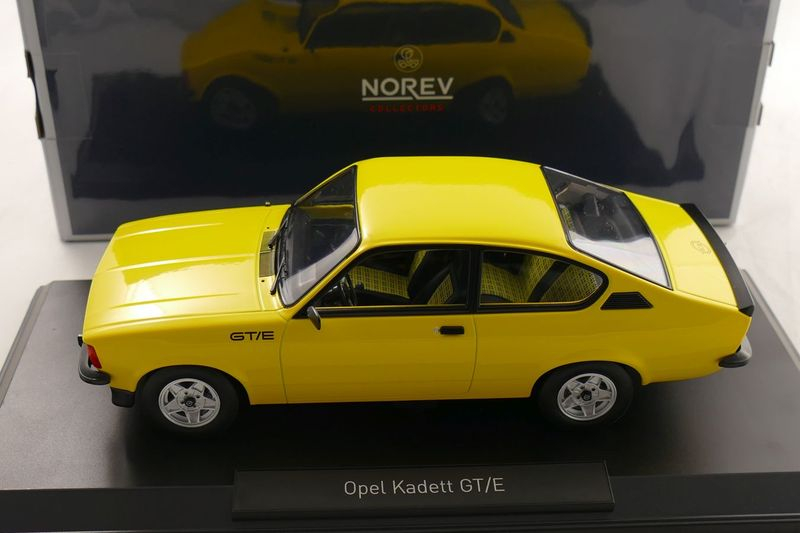 Norev Opel Kadett GT/E - yellow  1:18