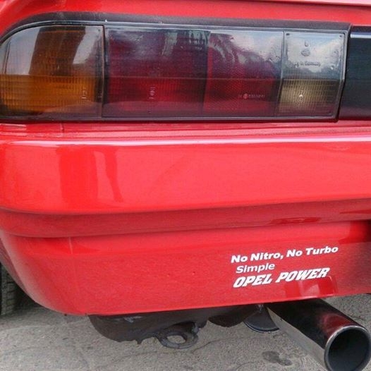 No Nitro, No Turbo, Simple Opelpower