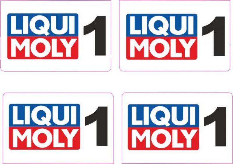 LIQUI MOLY  1     Startzahl 1:18 Modellbau Set a 4 Stück