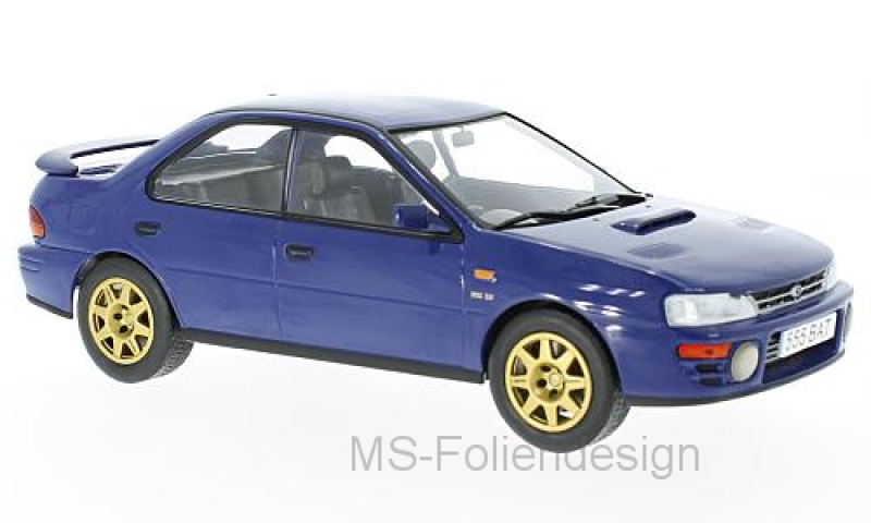 Subaru Impreza WRX, blau, RHD, 1995  - 1:18