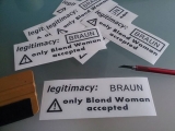 legitimation  Braun  only Blodes