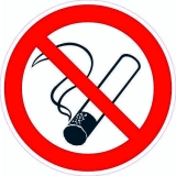 No smoke Digiitaldruck Aufkleber