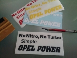 No Nitro, No Turbo, Simple Opelpower