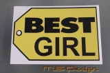 Best Girl - Spruch Fun Sticker Auto Aufkleber JDM GAG Digitaldruck