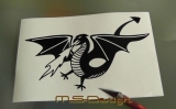 Dragon-A7-147  Tattoo Aufkleber