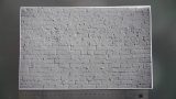 Brick-White Wall-1  für  Hintergrund Diorama  selbstklebend
