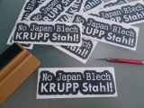No Japan Blech Kruppstahl!