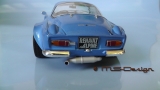 Alpine Renault A 110, blau, 1973 - 1:18